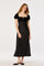 Sticky add to cart - Taryn Velvet Puff Sleeve Midi Dress