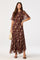 Sticky add to cart - Aria Floral Butterfly Sleeve Maxi Dress