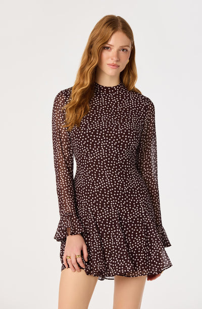 Tasha Polka Dot Mini Dress