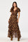 Sticky add to cart - Odalys Flutter Sleeve Maxi Dress