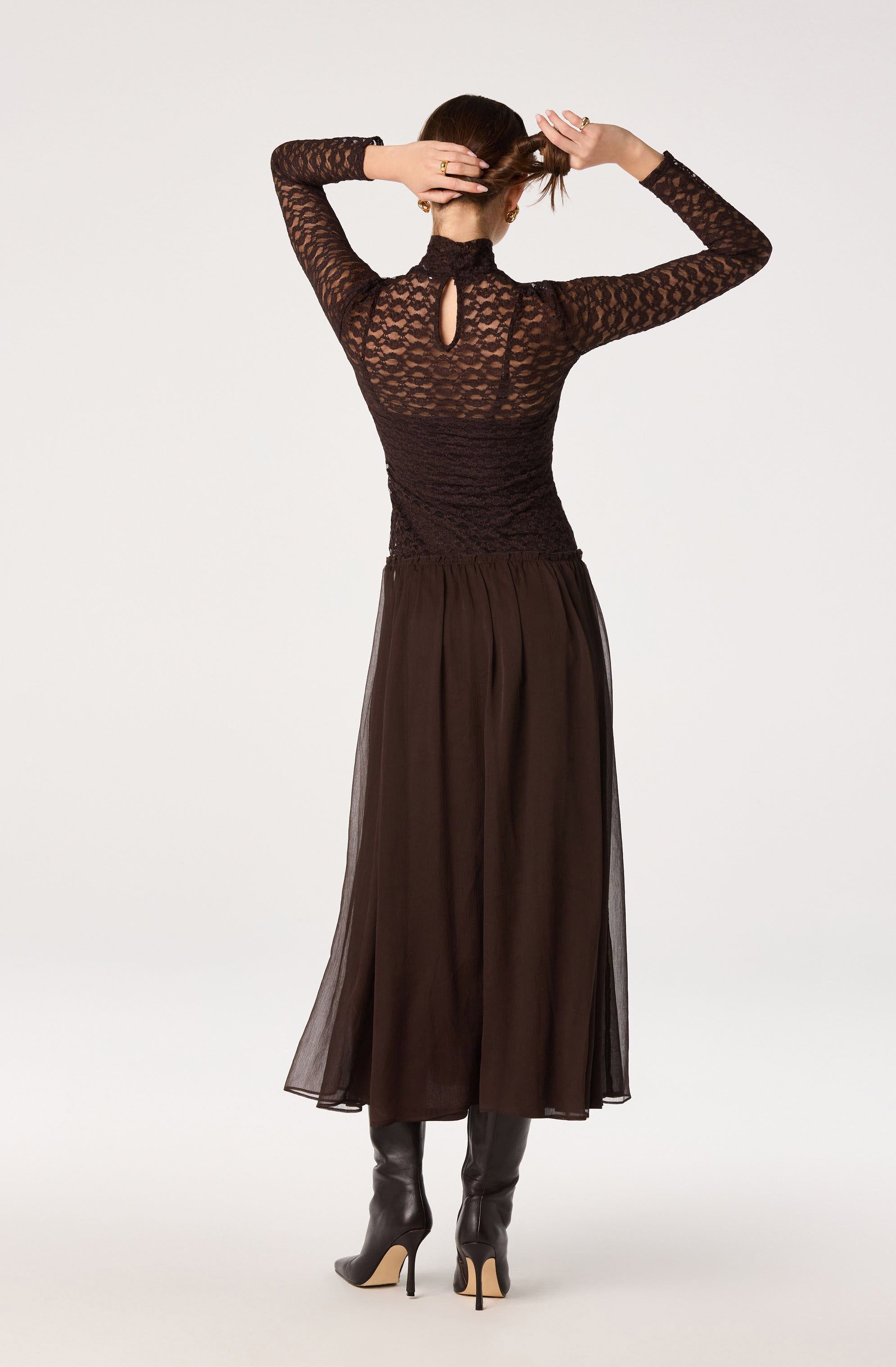 Camila Lace Bodice Maxi Dress thumbnail 3
