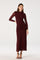 Sticky add to cart - Romy Mock Neck Mesh Maxi Dress