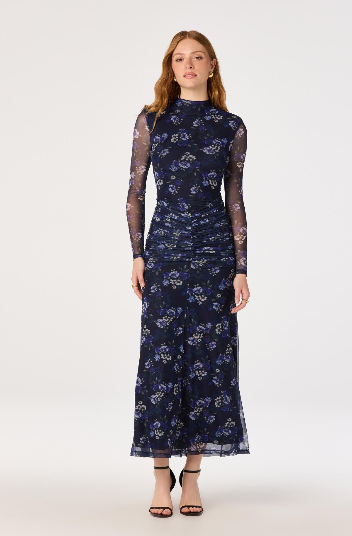 Romy Floral Mesh Maxi Dress