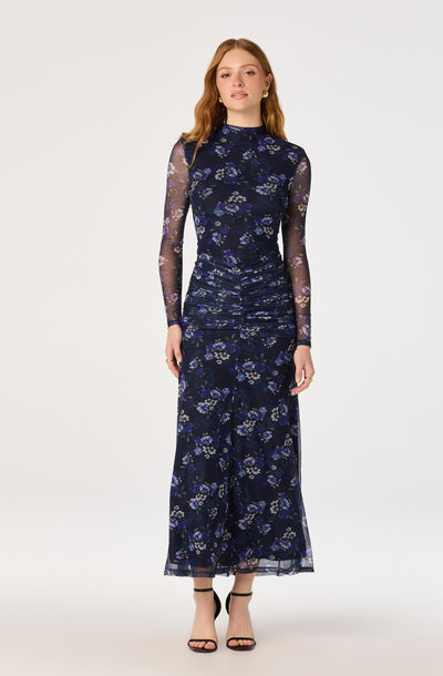 Romy Floral Mesh Maxi Dress