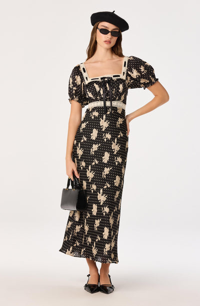 Kim Square Neck Maxi Dress