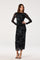 Sticky add to cart - Syriah Burnout Floral Mesh Dress