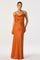 Sticky add to cart - Annette Cowl Neck Satin Maxi Dress