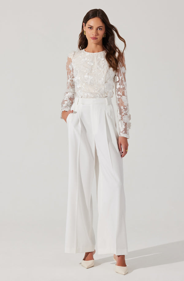 Milani Wide Leg Trouser Pants - ASTR the Label