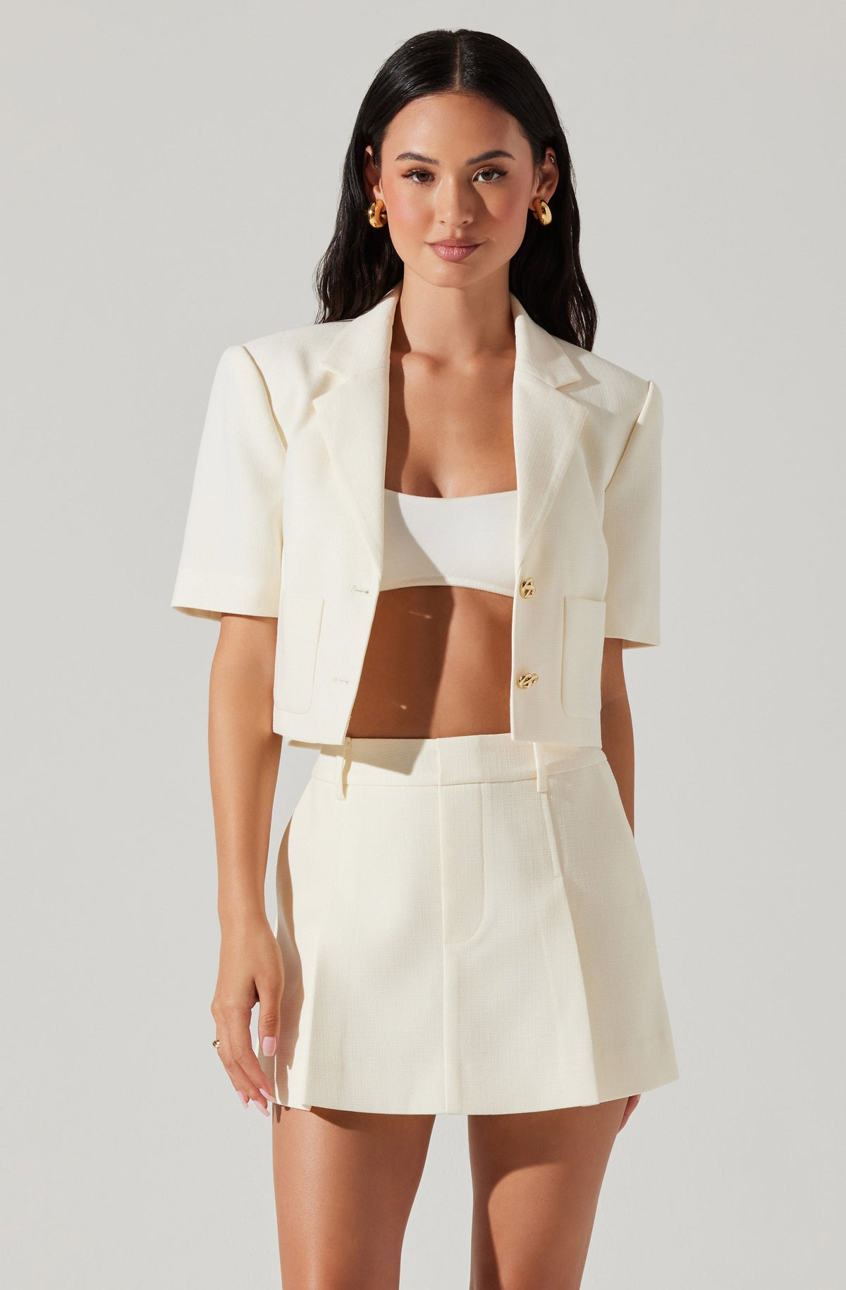 Jhene Pleated Skort– ASTR the Label