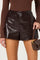 Sticky add to cart - Wynn Faux Leather Shorts