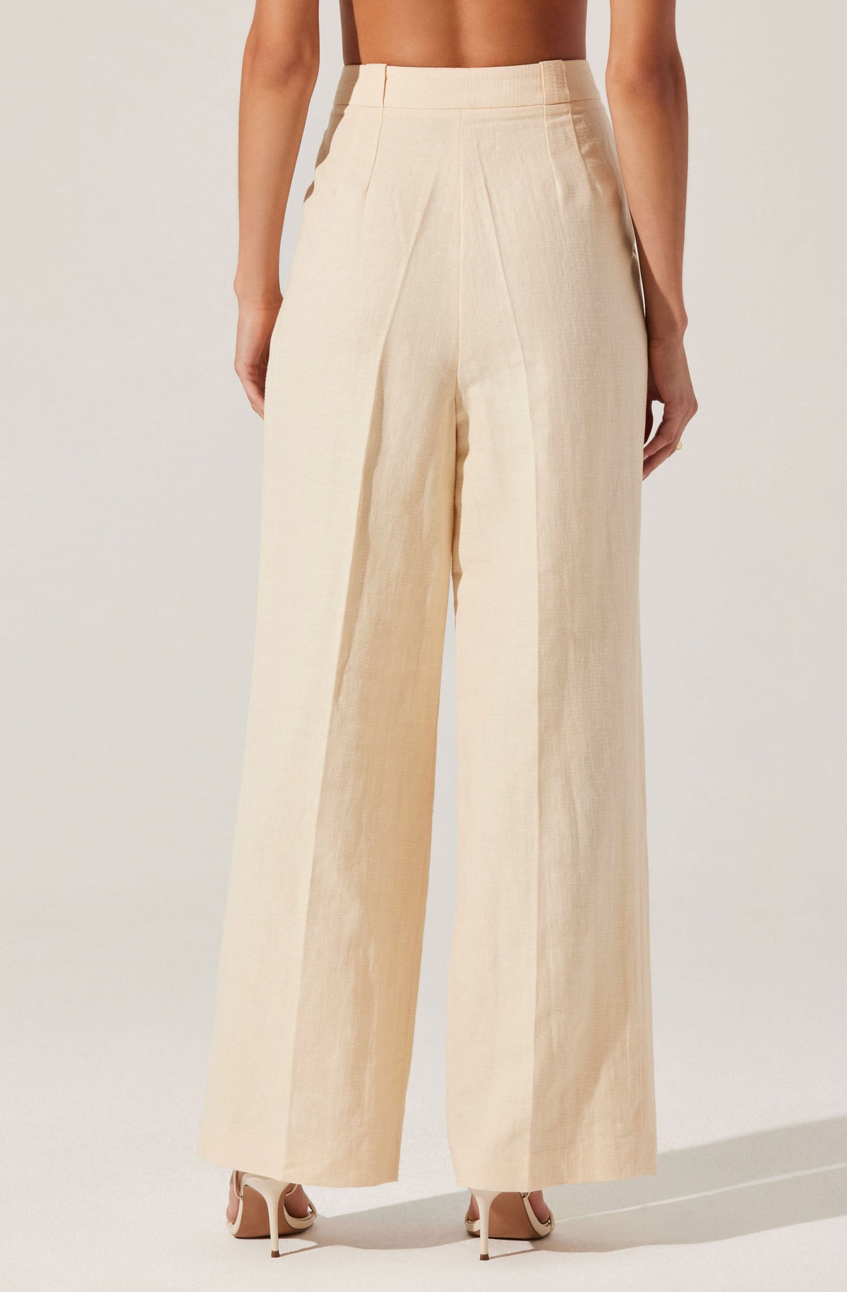 Bryony Linen Blend Pleated Pants– ASTR the Label