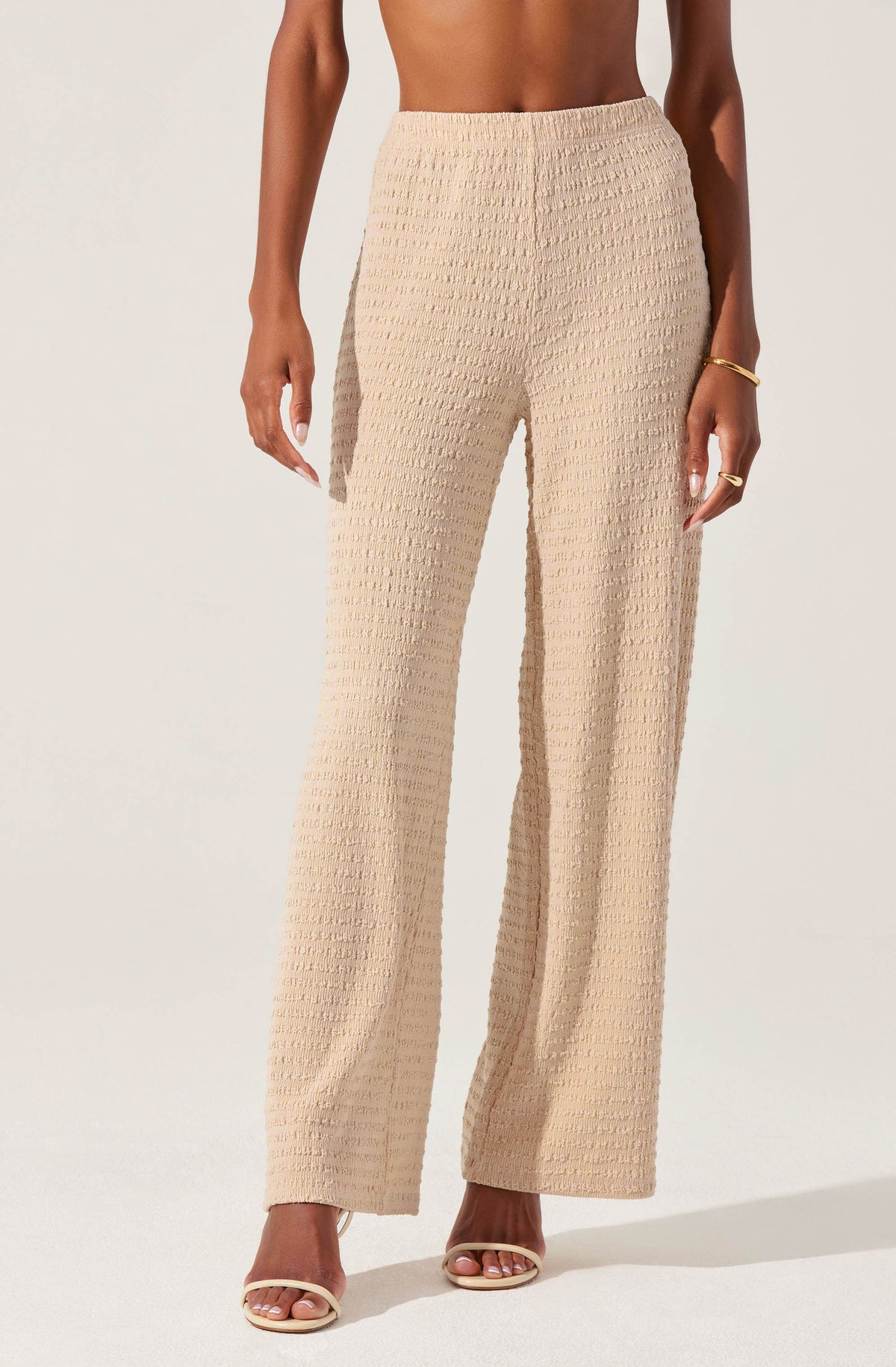 パンツ AUTRY Women Straight Pants PAPWB8KT Beige AUTRY: Pants woman - Sand | Autry pants PAPWB8KT online at