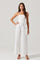 Sticky add to cart - Maciel Strapless Pleated Jumpsuit
