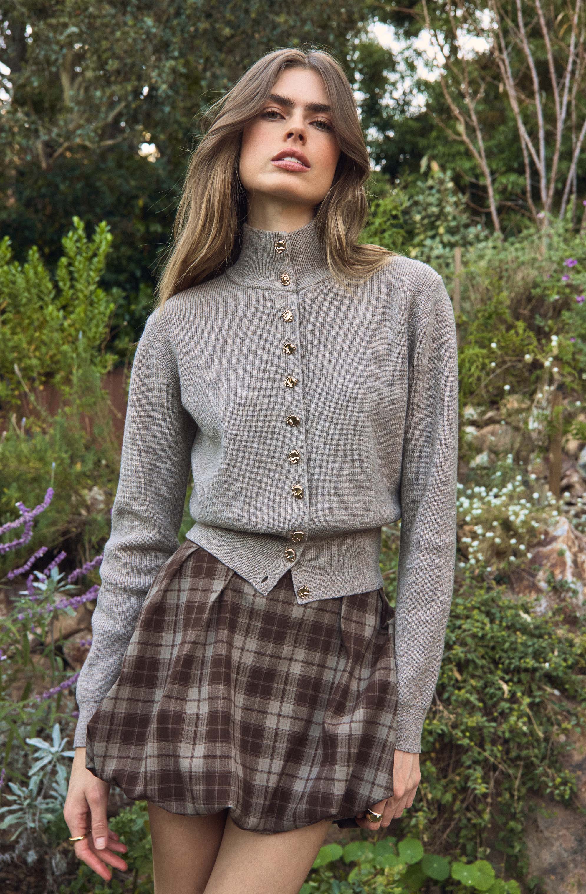 Toini Pleated Bubble Hem Skort - ASTR the Label