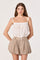 Sticky add to cart - Margeen Gingham Bubble Hem High-Rise Shorts