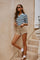 Sticky add to cart - Kya Crochet Trim High-Rise Shorts