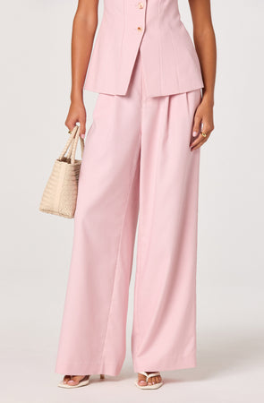 Neha Linen High-Rise Wide Leg Pants - ASTR the Label
