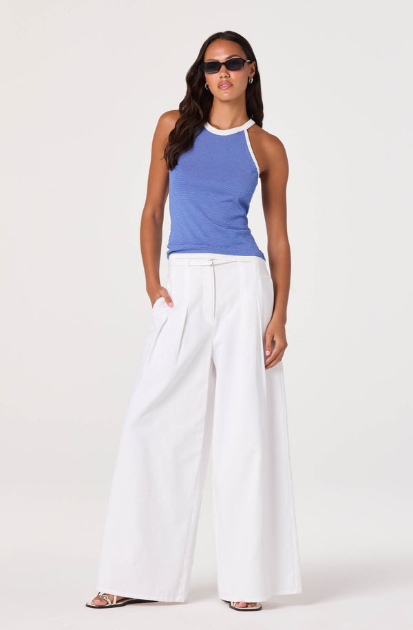 Aiden Pleated Wide-Leg Pants - ASTR the Label