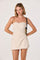 Sticky add to cart - Haralda Linen Strapless Mini Romper