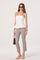 Sticky add to cart - Alma Gingham Kick-Flare Cropped Pants