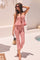 Sticky add to cart - Alma Gingham Kick-Flare Cropped Pants