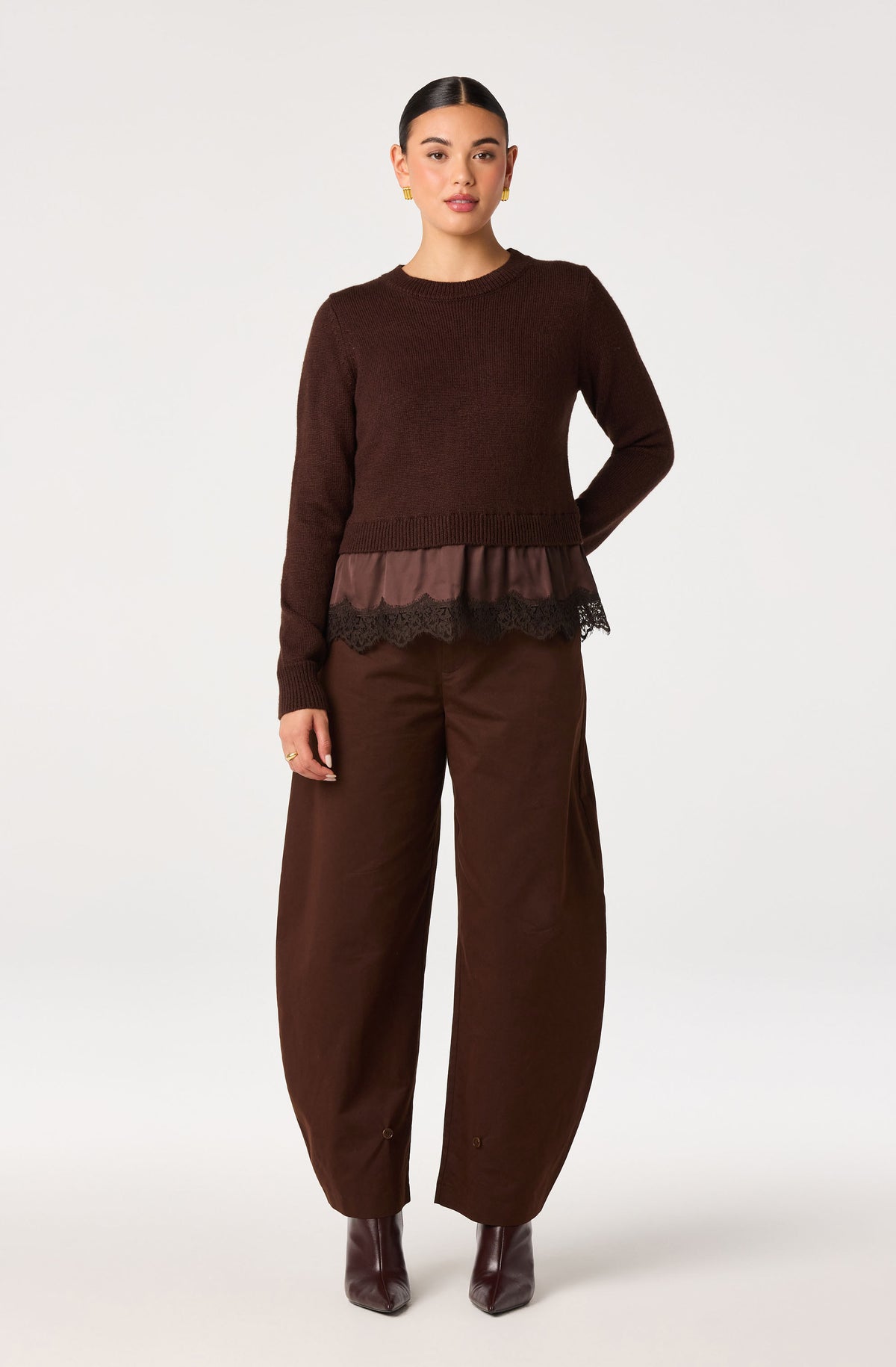 Katrina High-Rise Barrel Pants