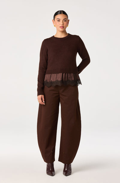 Katrina High-Rise Barrel Pants