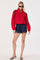 Sticky add to cart - Amadea Lace Hem Pull-On Satin Shorts