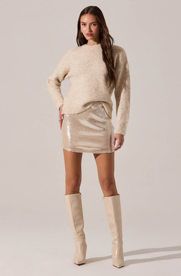 Darby Sequin Mini Skirt - ASTR the Label