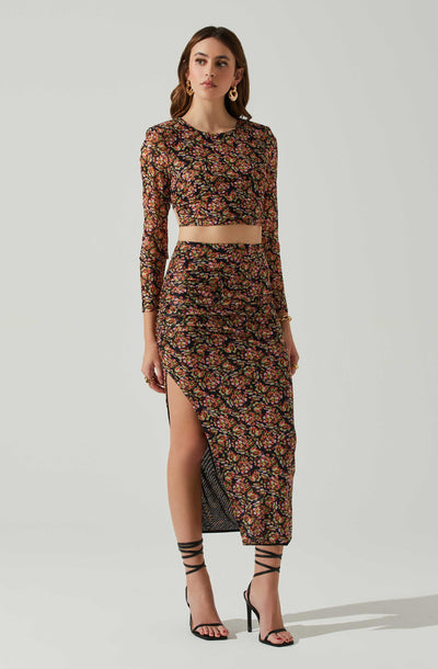 Louisa Floral Midi Skirt