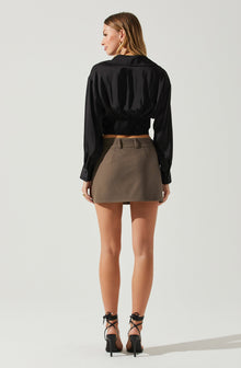 スカート STUDIOTABLE : 25SS / STRIPE MINI SKIRT (CHARCOAL) MUSINSA | STUDIOTABLE STRIPE MINI SKIRT, CHARCOAL