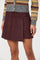Sticky add to cart - Theodora Faux Suede Pleated Skirt