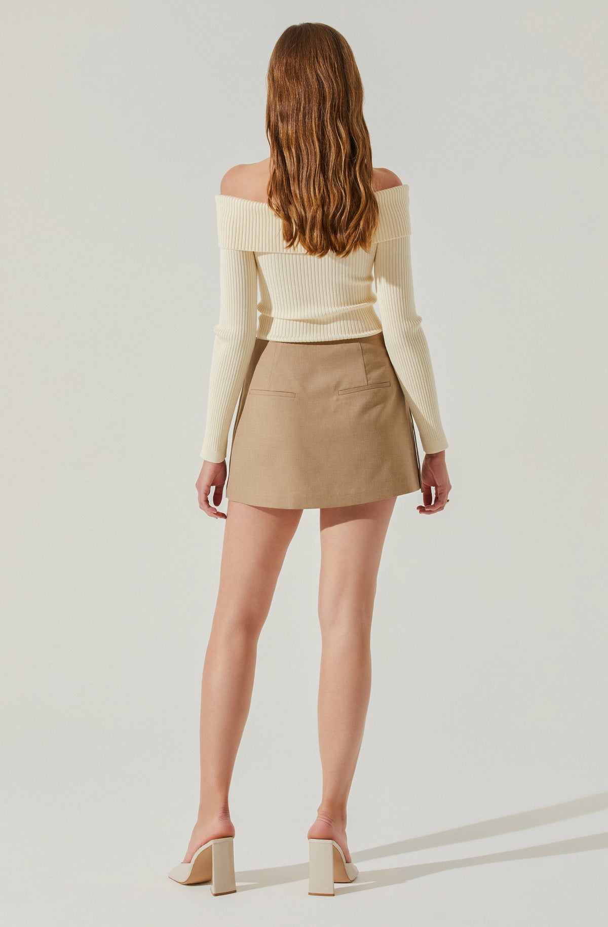Tracy Faux Leather Front Zip Skirt – ASTR The Label