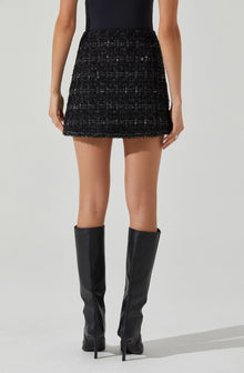 Mavey Tweed Mini Skirt– ASTR the Label