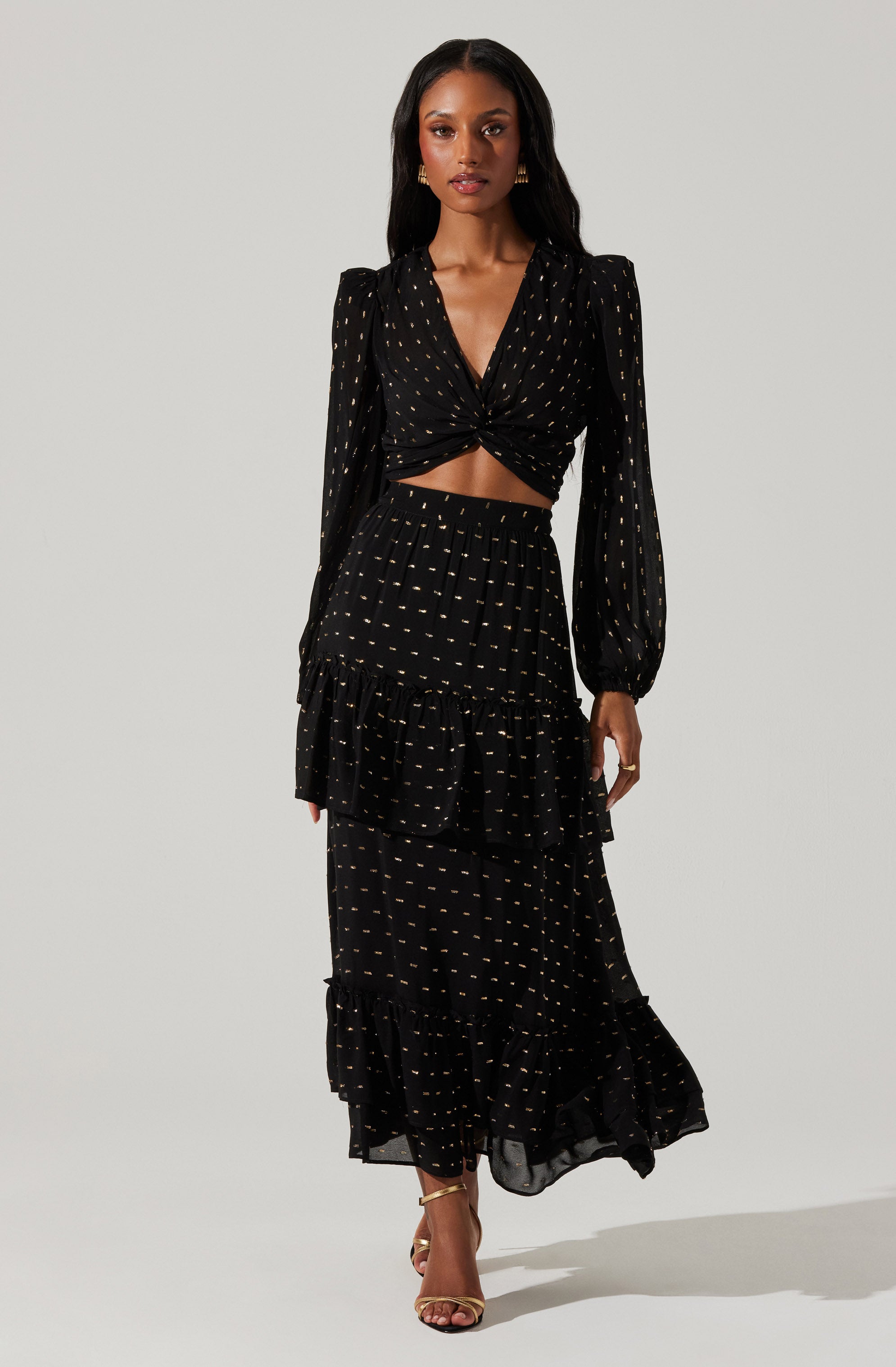OUTERSUNSET（アウターサンセット）の「long tiered skirt（スカート）」 - WEAR