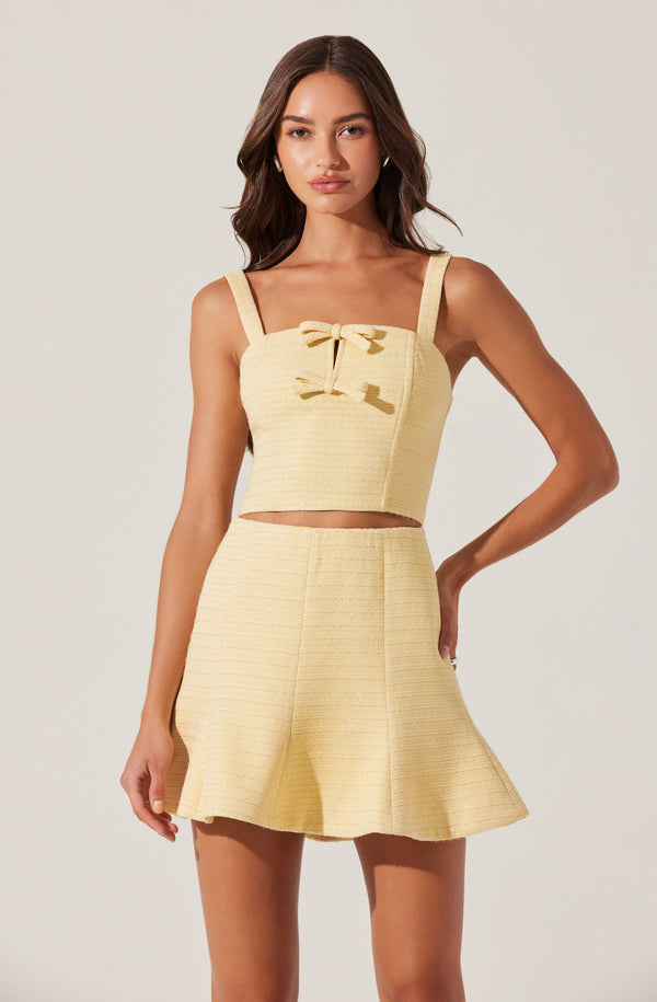 Kiona Tweed Mini Skirt - ASTR the Label