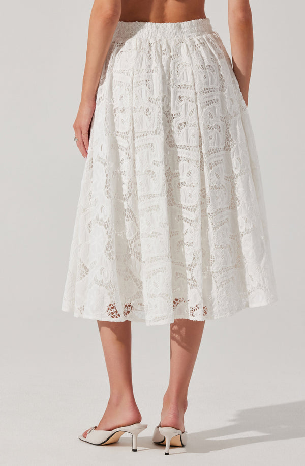 Ceren Crochet Lace Skirt - ASTR the Label