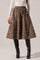 Sticky add to cart - Andolina Pleated Leopard Midi Skirt