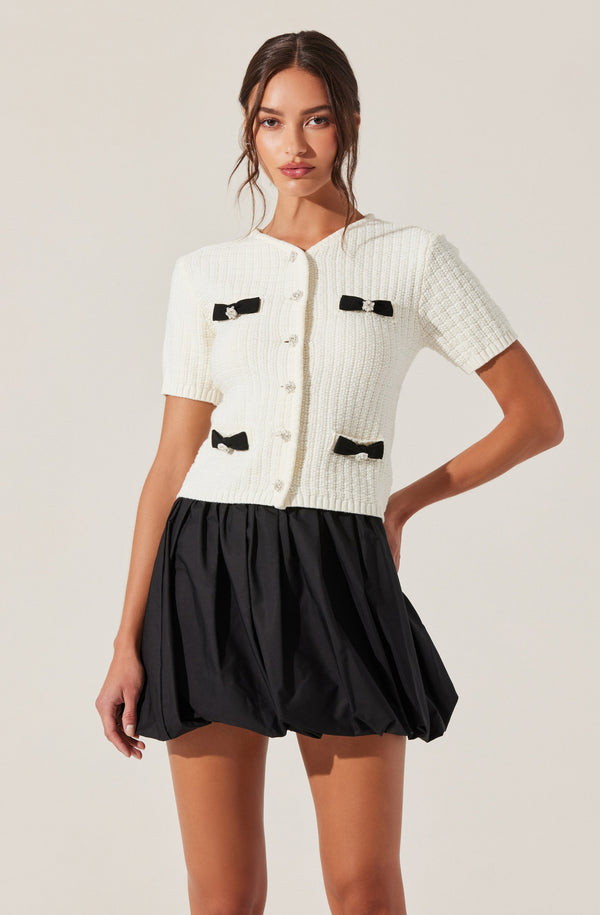 Libi Bubble Mini Skirt - ASTR the Label