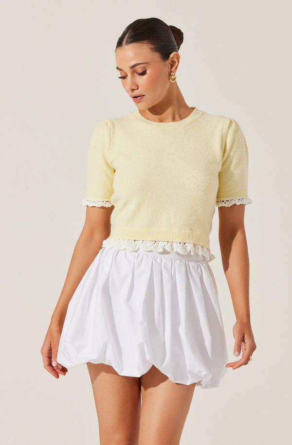 Libi Bubble Mini Skirt - ASTR the Label