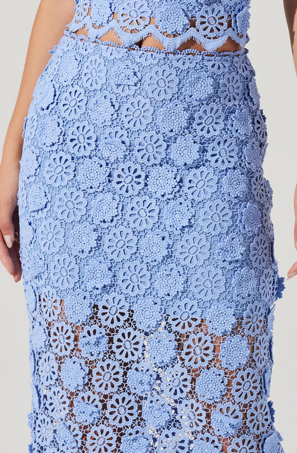 Jonae Crochet Lace Midi Skirt - ASTR the Label