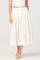 Sticky add to cart - Aubrianna Pleated Drop-Waist Midi Skirt