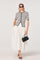 Sticky add to cart - Sidra Cotton Knife Pleat Godet Midi Skirt