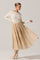 Sticky add to cart - Salome Pleated Flare Midi Skirt