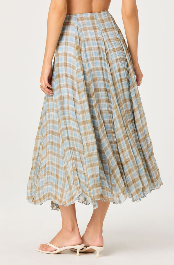 Fiori Pleated Maxi Skirt - ASTR the Label