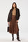 Sticky add to cart - Fiori Plaid Chiffon Godet Skirt