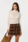 Sticky add to cart - Harley Plaid Wrap Mini Skirt