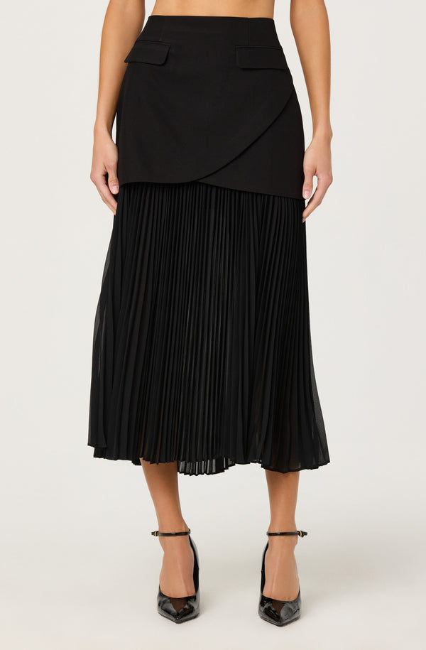 layered pleats skirt ナゴンスタンス pleats skirt（470IA131－0091） | nagonstans