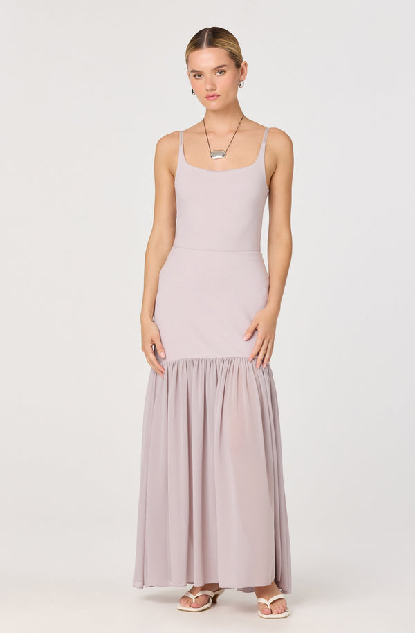 fitted bodice flowy skirt dress Flowy Ethereal Two Piece Wedding Dress Artemide