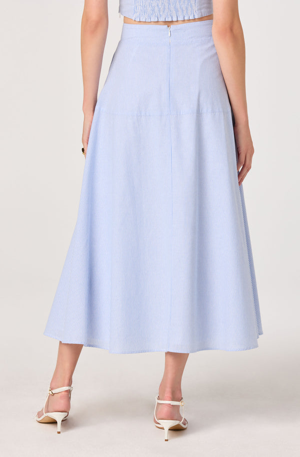 Azzura Striped Midi Skirt - ASTR the Label